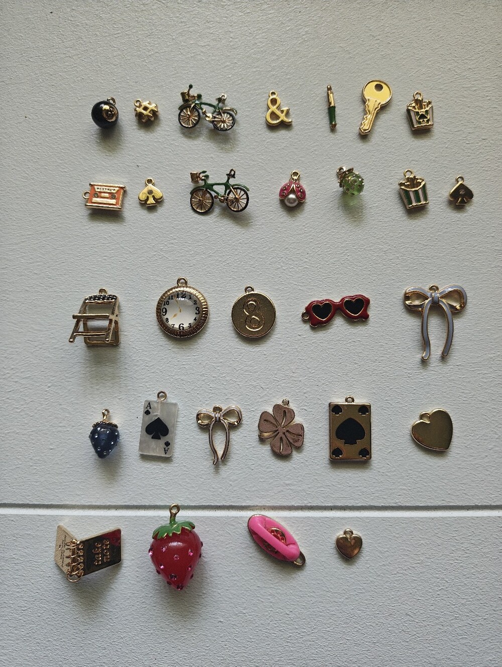 Kate Spade x Target 29-Piece Novelty Charm Lot Necklace Bracelet Charms
